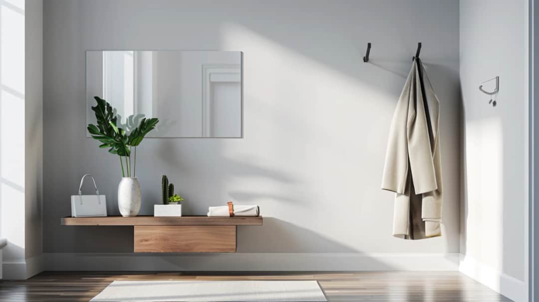 Na jakiej wysokości powiesić wieszak na kurtki w przedpokoju?