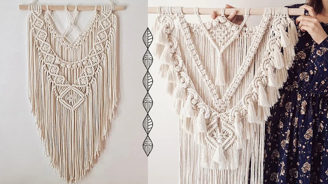 Jak zrobić makramę na ścianę w 6 prostych krokach - praktyczny tutorial